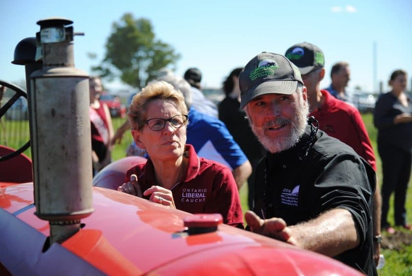 IPM 2016: Premier faces tough crowd, shrugs off polls, at plowing match