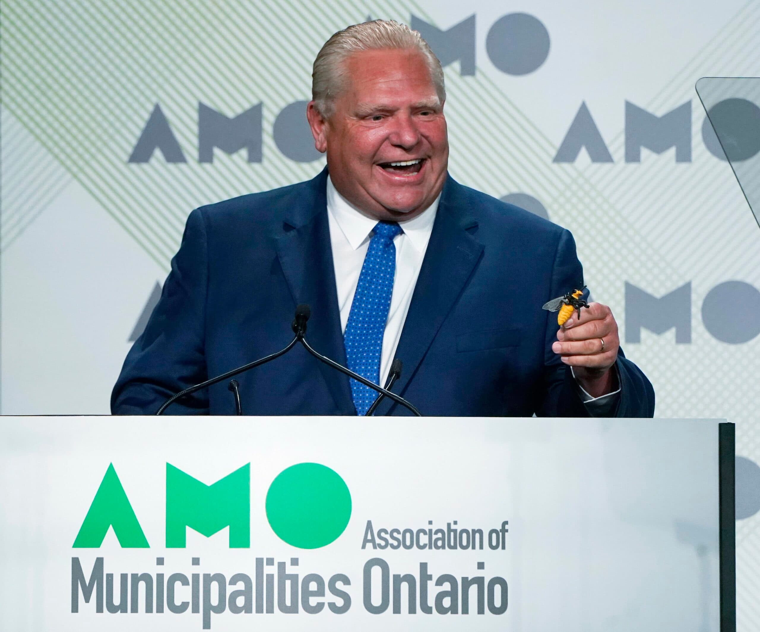 AMO 2022: Ford gets crowd buzzing with bee joke, ‘strong mayor’ promise