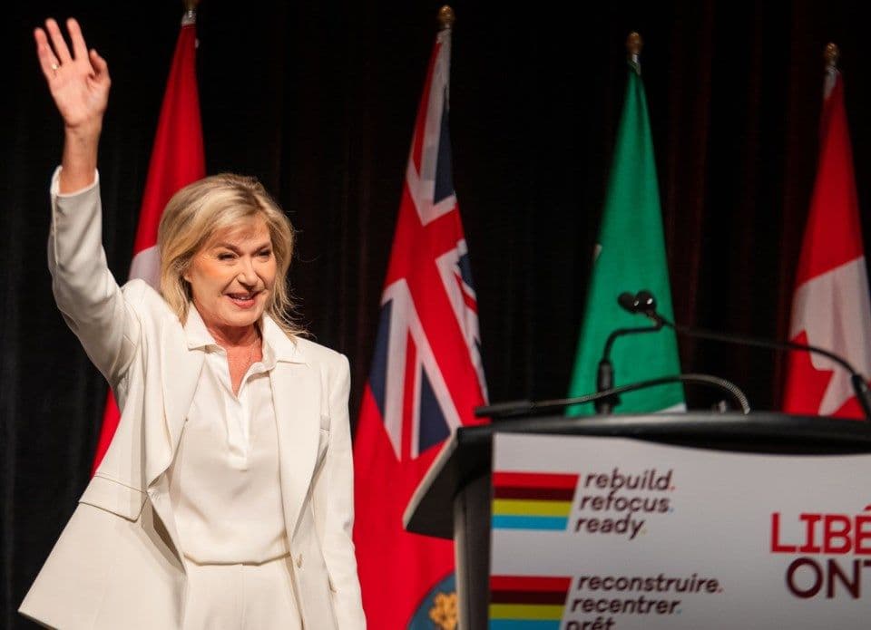 Bonnie Crombie resigns as leader of Ontario Liberal Party, effective immediately