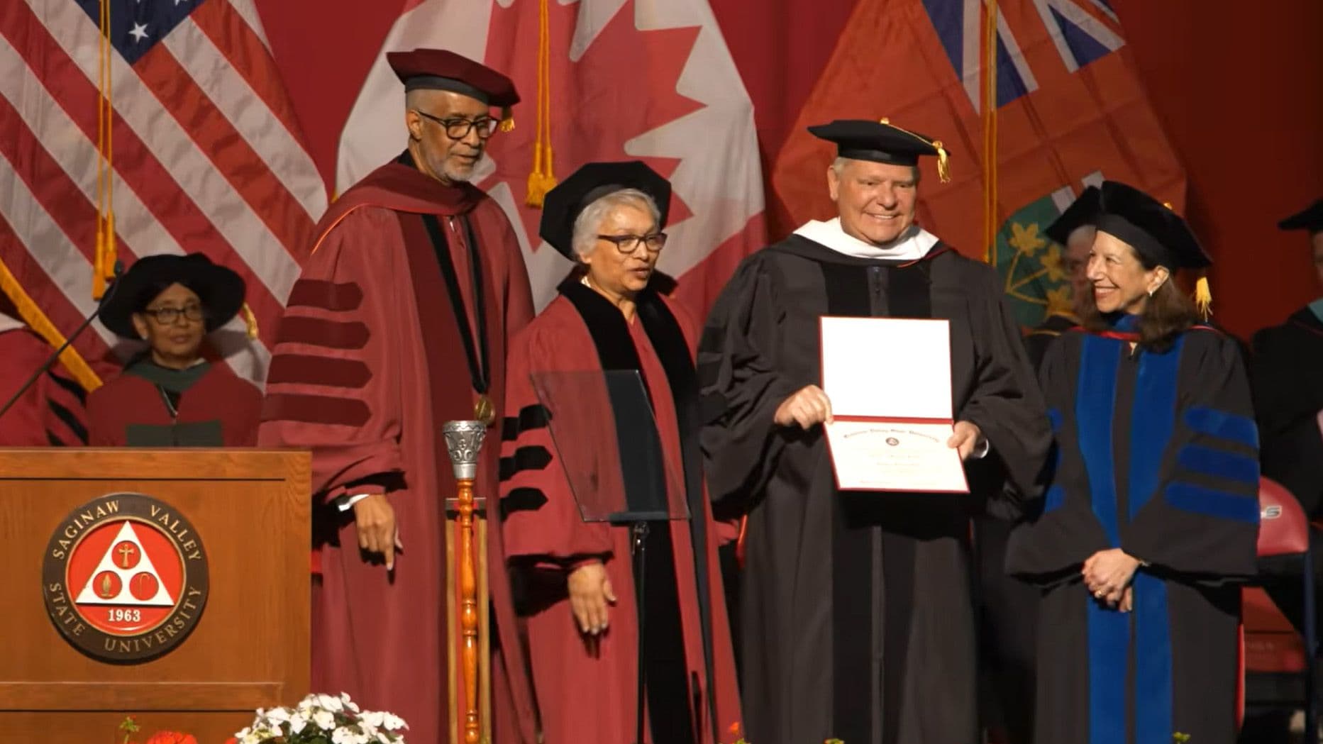 Dr. Doug Ford: Ontario premier receives honorary degree from U.S. university